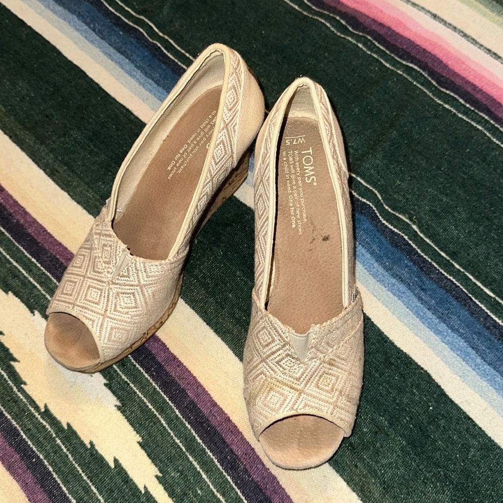 Toms Natural Woven Diamond